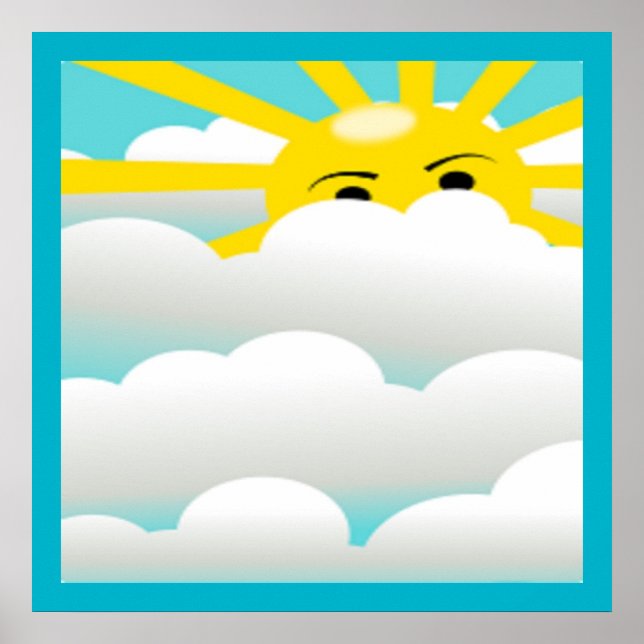 HIDING SUN POSTER (Vorne)