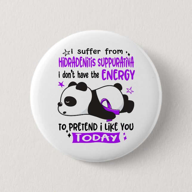 Hidradenitis Suppurativa Awareness Month Button (Vorderseite)