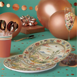 HiEnd Accents Western Melamine Abendplatte Pappteller