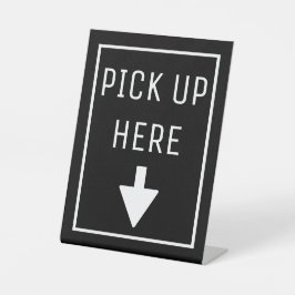 HIER AUFHEBEN SOCKELSCHILD