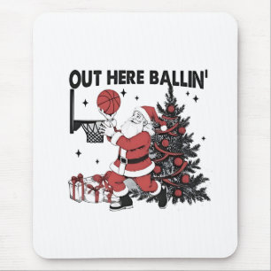 Hier Basketball Sport Weihnachten Weihnachten Mousepad