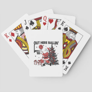 Hier Basketball Sport Weihnachten Weihnachten Spielkarten