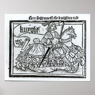 "Hier Begynneth die Geschichte der Knightes" Poster