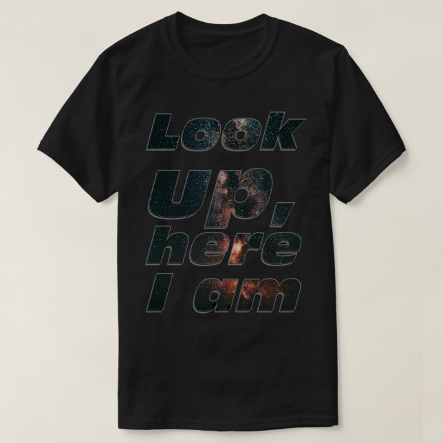 Hier bin ich 1 T-Shirt (Design vorne)