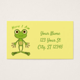 Hier bin ich niedlich Frosch Thunder_Cove