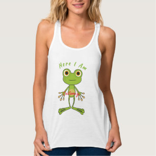 Hier bin ich niedlich Frosch Thunder_Cove Tank Top