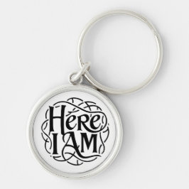 Hier bin ich schlüsselanhänger