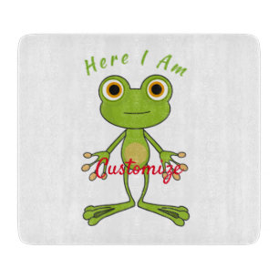 Hier bin ich, süßer Frosch Thunder_Cove Schneidebrett