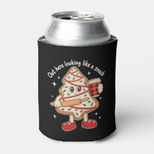 Hier draußen sehe ich aus wie ein Snack-Weihnachts Dosenkühler