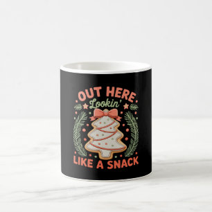 Hier draußen sehe ich wie ein Snack aus Debbie Cak Kaffeetasse