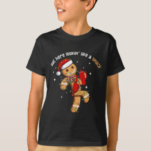 Hier draußen sehe ich wie ein Snack aus, lustige W T-Shirt