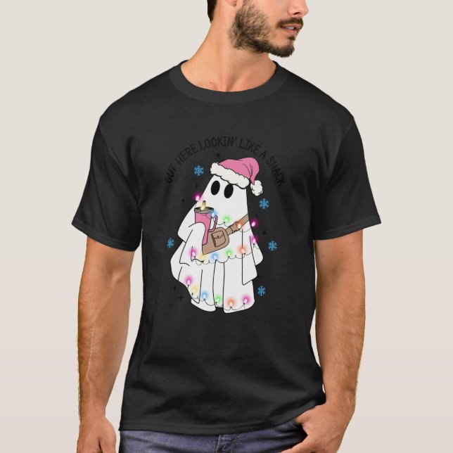 Hier draußen sieht es aus wie ein Snack Niedlich B T-Shirt (Vorderseite)