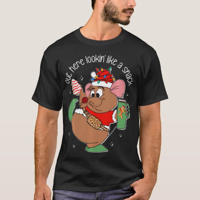 Hier draußen sieht es aus wie eine Snack-Mouse Chr T-Shirt (Vorderseite)