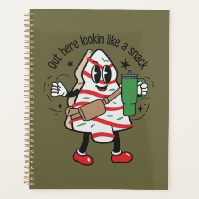 Hier draußen sieht man wie ein Snack Weihnachtsbau Planer (Vorderseite)