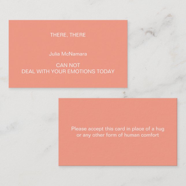 HIER EINE HUG-Calling Card Telefonnummerkarte (Vorne/Hinten)