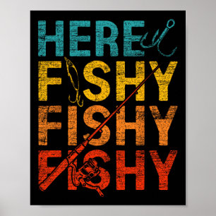 Hier Fische Fische Fische Poster