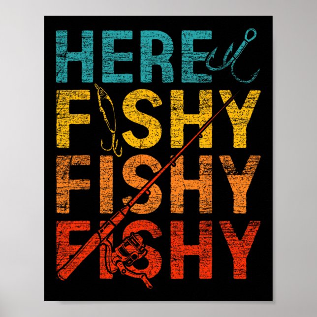 Hier Fische Fische Fische  Poster (Vorne)