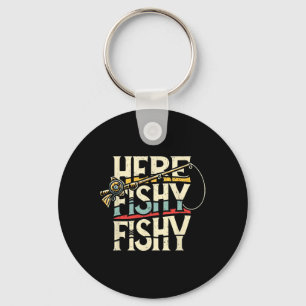 Hier Fischfang Schlüsselanhänger