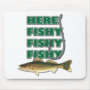 Hier-Fischig-Fisch-2 Mousepad