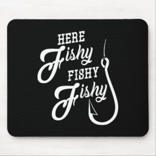 Hier Fischig Fischig Lustiges Angelgeschenk Viel G Mousepad