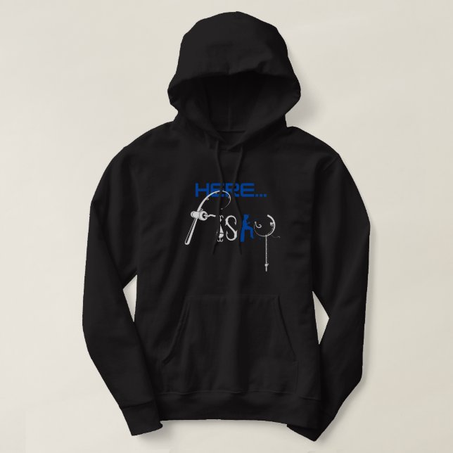 Hier Fishy Hoodie (Design vorne)