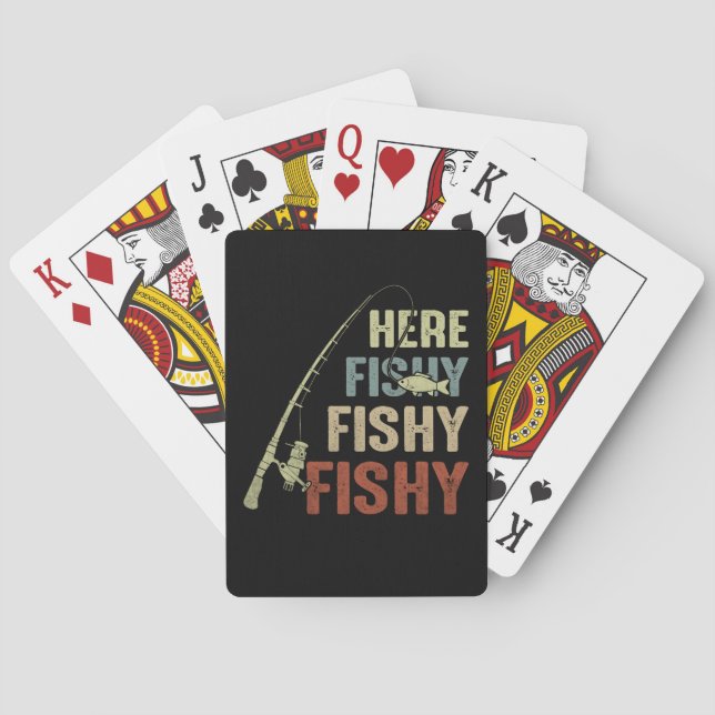 Hier Fishy Playing Cards Spielkarten (Rückseite)