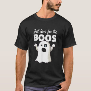 Hier für Boos Beängstigend Boo Ghost Costume Hal T-Shirt