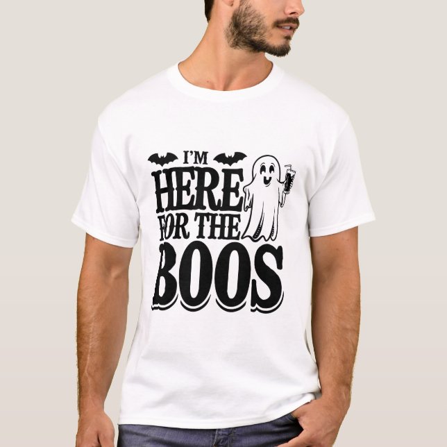 Hier für Boos Halloween T-Shirt (Vorderseite)