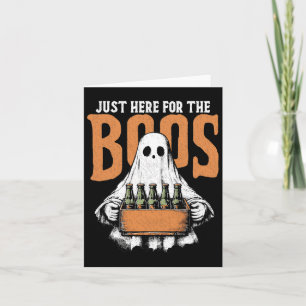 Hier für Boos Niedliches Ghoul Funny Halloween Karte