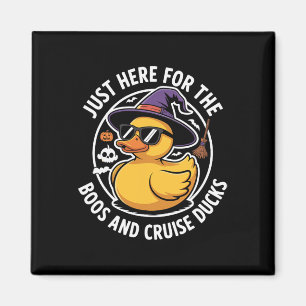 Hier für Buhs und Kreuzfahrtenten Lustiger Hallowe Magnet