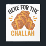 Hier für Challah Funny Jewish Hanukkah Brot Notizblock<br><div class="desc">chanukah, menorah, hanukkah, dreidel, jüdisch, Chrismukkah, Ferien, Horah, Weihnachten, Herausforderung</div>