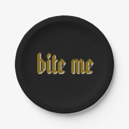 Hier für das "Boos Bite Me" Pappteller