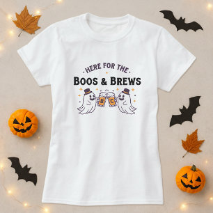 Hier für das Boos & Brews Halloween T-Shirt; Ghost T-Shirt