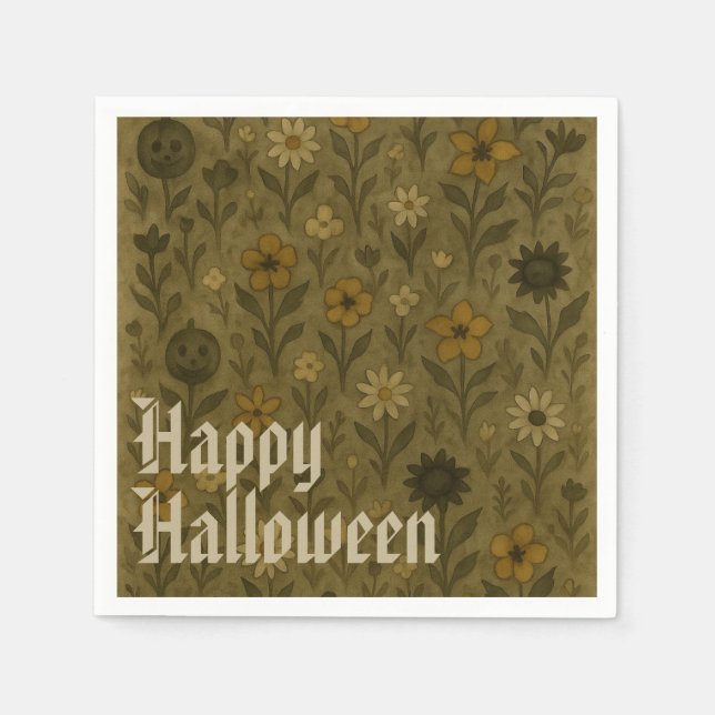 Hier für das "Boos" glückliche Halloween Serviette (Vorderseite)