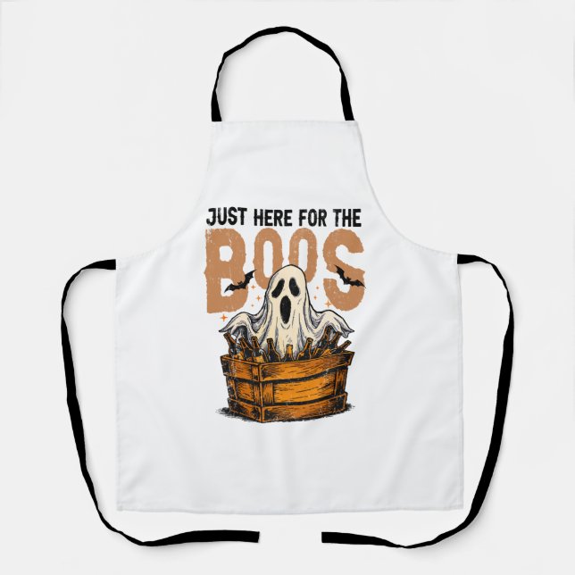 Hier für das Boos Halloween Schürze (Vorderseite)
