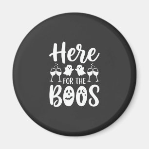 Hier für das Buhen Halloween-Geist-Design_1 Magnet