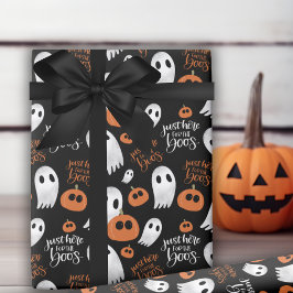 Hier für das Niedliche und festliche Halloween-Fes Geschenkpapier