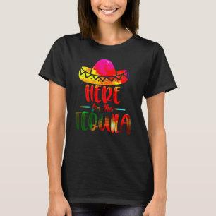 Hier für das Tequila-Aquarell-Fest Farbige T-Shirt