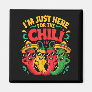 Hier für den Chili lustigen Chili-Koch-Wettbewerb  Magnet