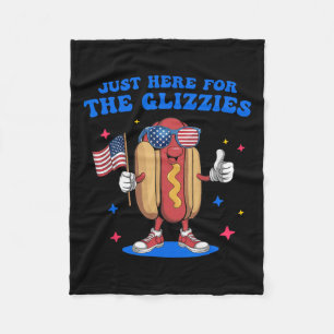 Hier für den Glizzies Funny Amerikanische Unabhäng Fleecedecke