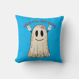 HIER FÜR DEN lustigen, spukhaften Halloween-Geist Kissen