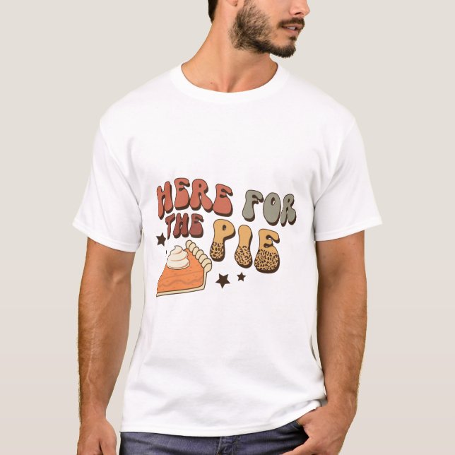 Hier für den Pie Funny Retro Erntedank T - Shirt (Vorderseite)
