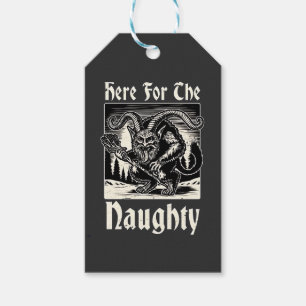 Hier für den verrückten Krampus Spooky Xmas Devil Geschenkanhänger