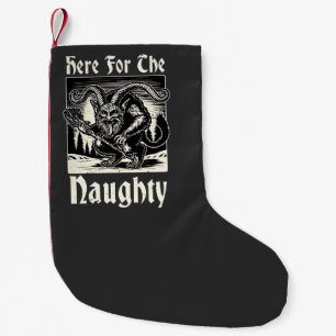 Hier für den verrückten Krampus Spooky Xmas Devil Kleiner Weihnachtsstrumpf