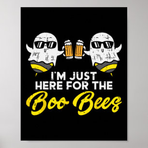 Hier für die Boo Bienen Fun Boo Biene Ghost Hallo Poster