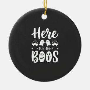 Hier für die Buhs Halloween-Geister-Design_1 Keramik Ornament