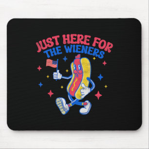 Hier für die Dackeln 4. Juli Hot Dog 6 Mousepad