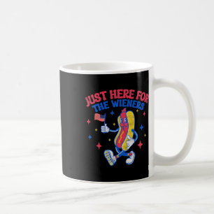 Hier für die Dackeln 4. Juli Hot Dog Kaffeetasse