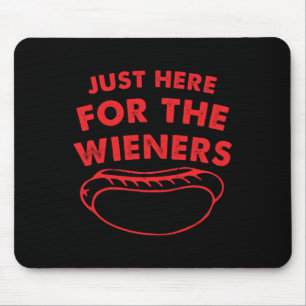 Hier für die Dackeln Funny Hot Dog 4. Juli vor Mousepad