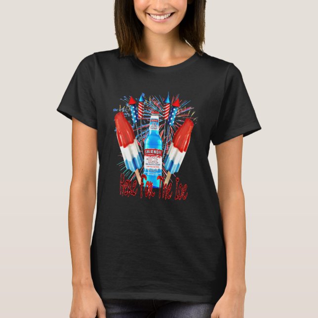 Hier für die Eisschauer 4. Juli trinken T-Shirt (Vorderseite)